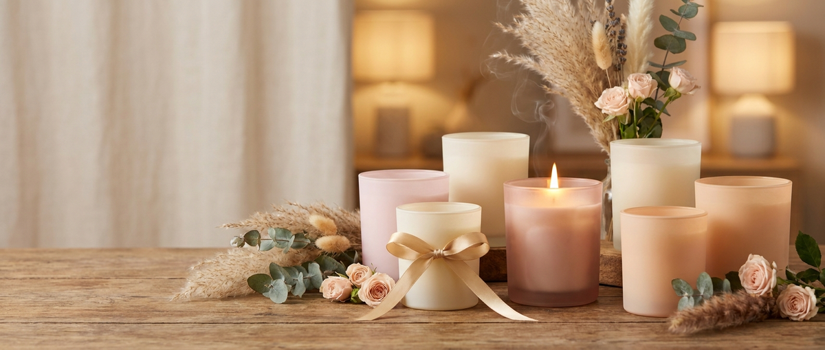 SH Candles hero banner - best sellers