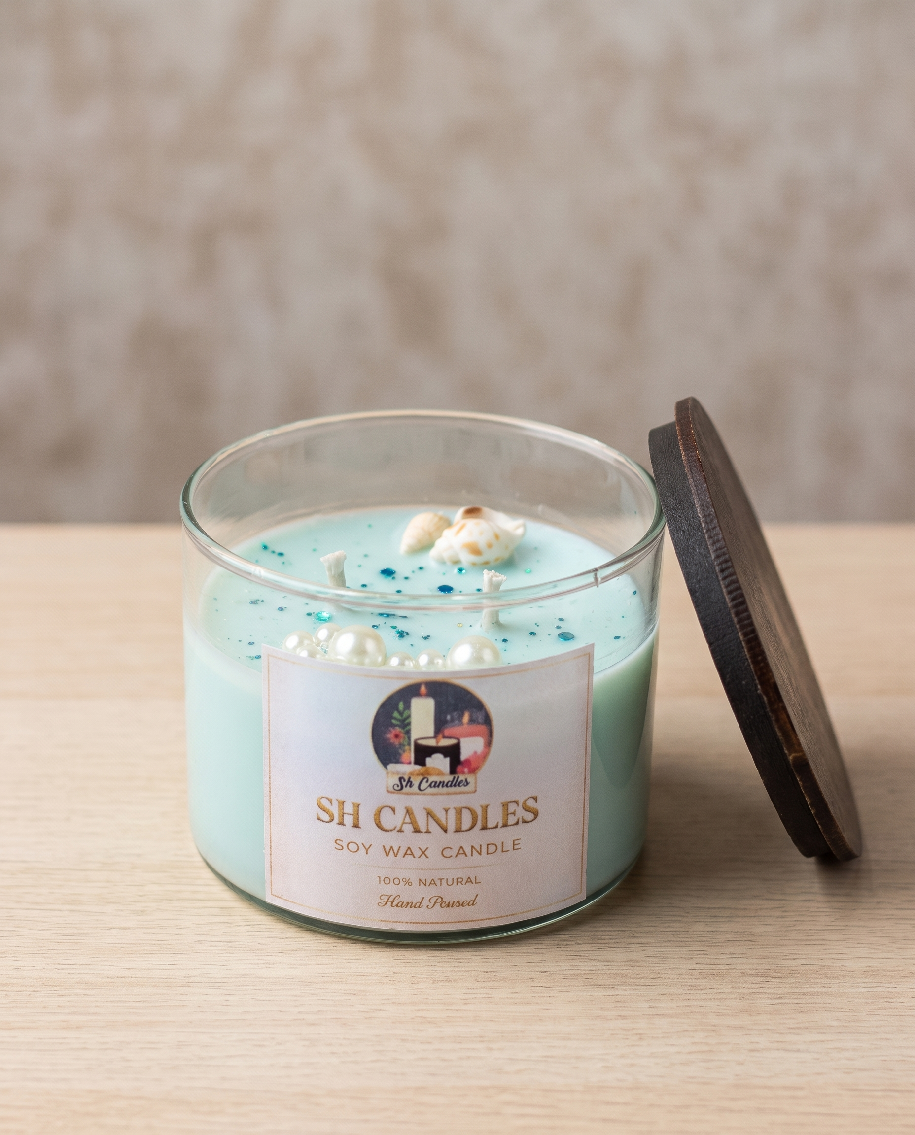 Pearl Shore Soy Candle - Organza scent