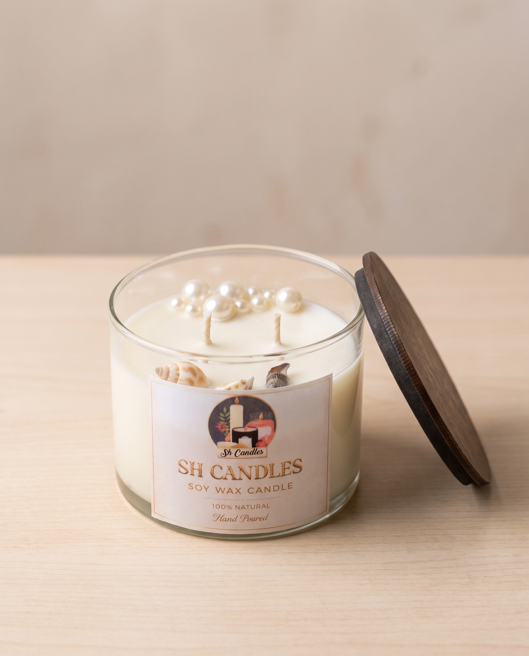Pearl Shore Soy Candle - Thousand Wishes scent