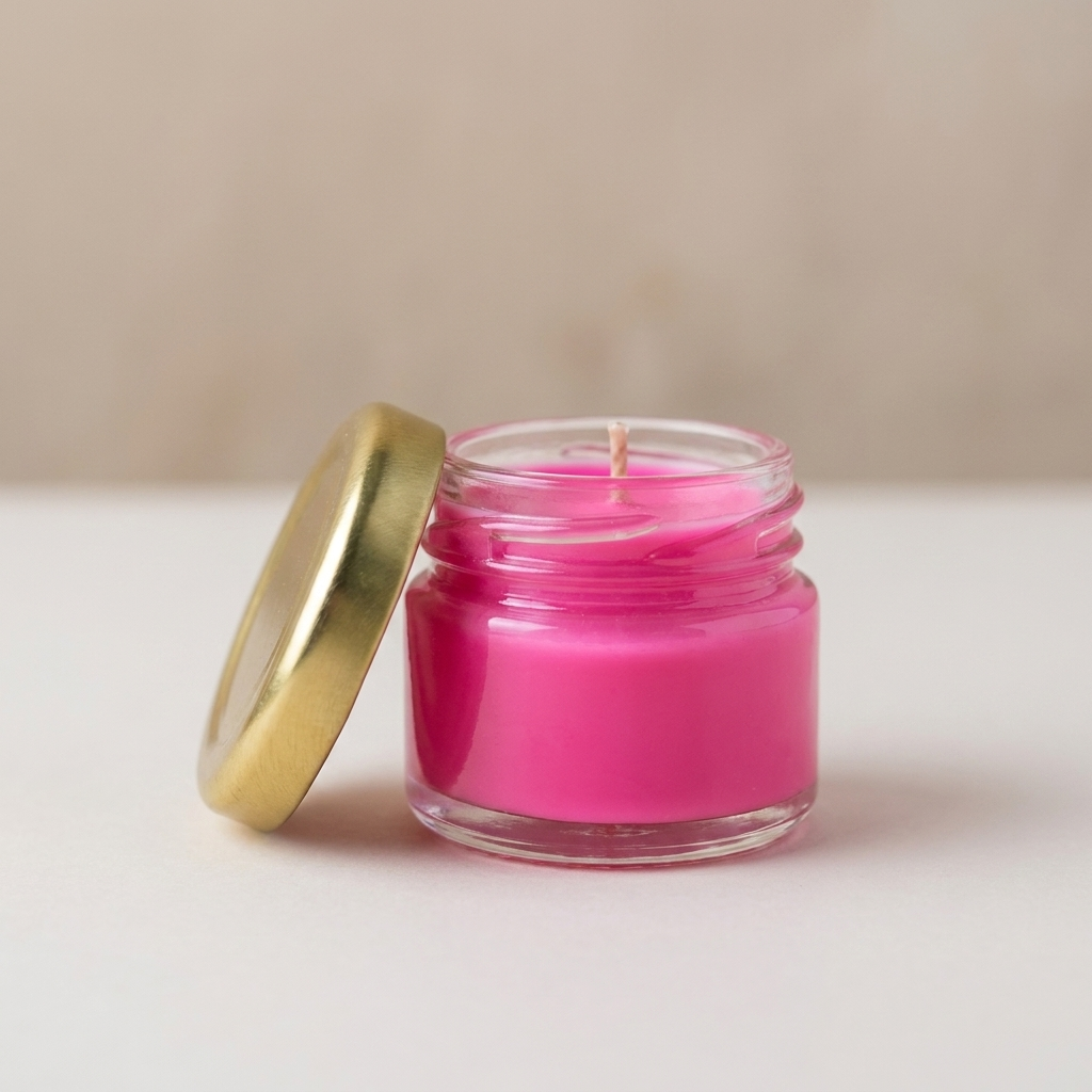 Mini Jar Candle - Pink color
