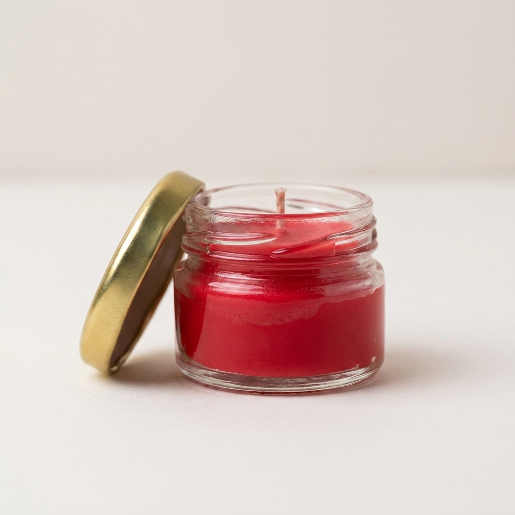 Mini Jar Candle - Red color