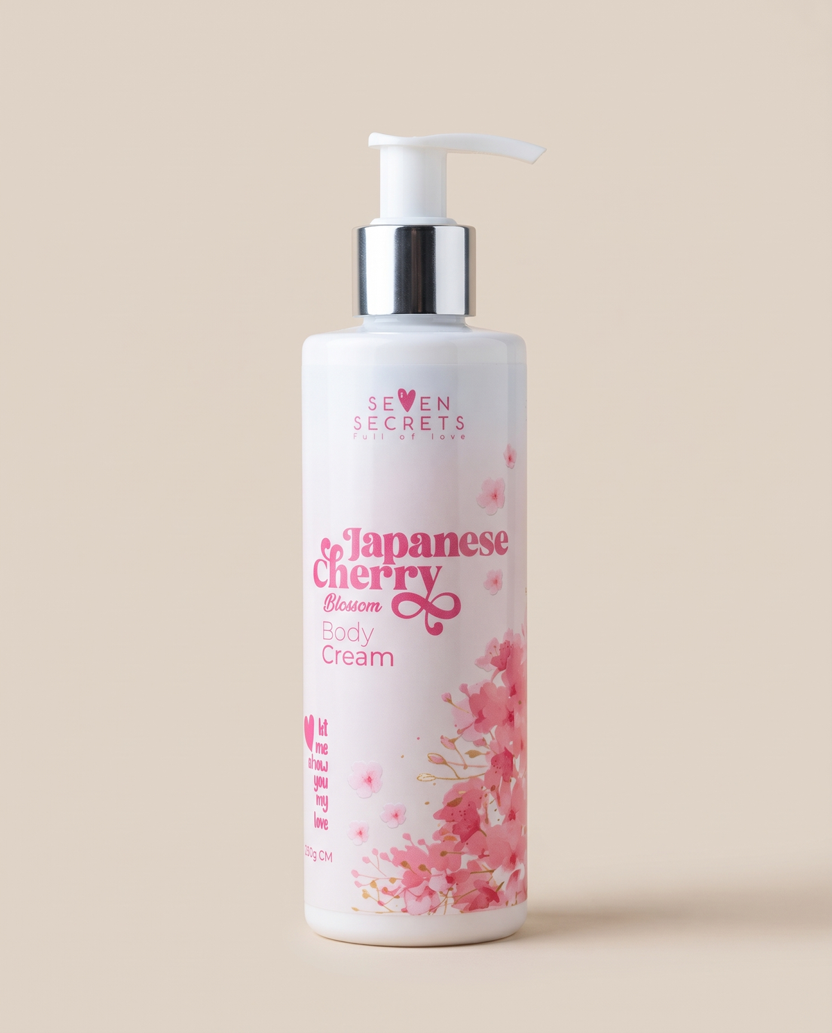 Seven Secrets Japanese Cherry Blossom Body Cream 250ml