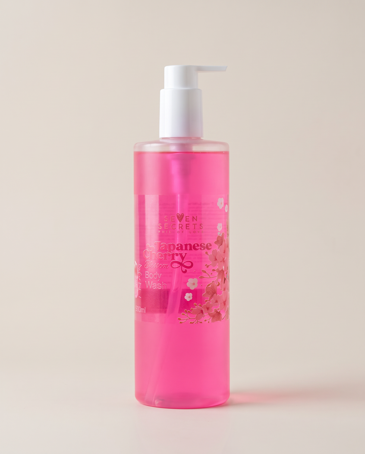 Seven Secrets Japanese Cherry Blossom Body Wash 500ml