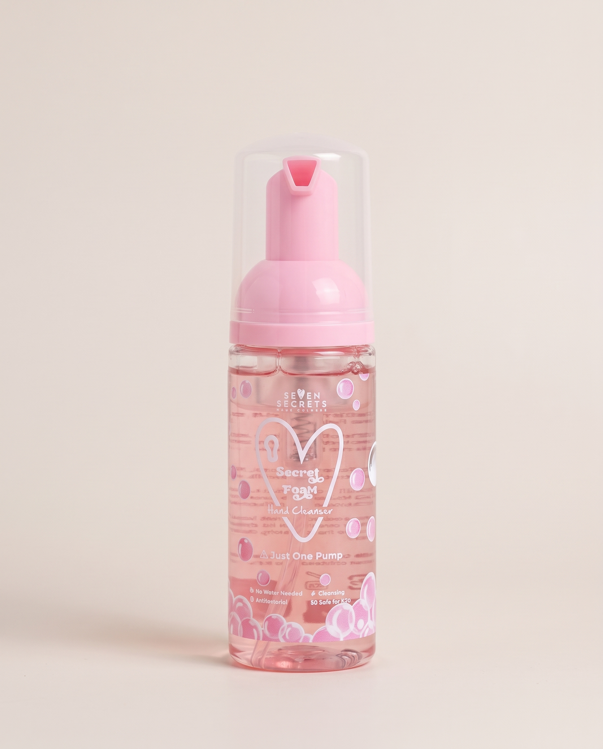 Seven Secrets Secret Foam Hand Cleanser 50ml Pink
