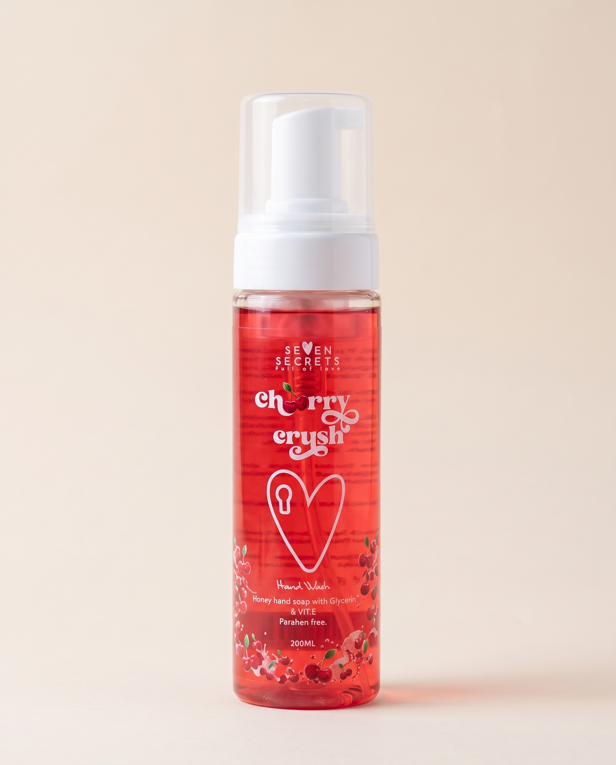 Seven Secrets Cherry Crush Foam Hand Wash 200ml